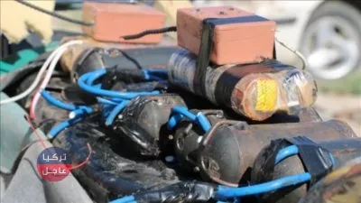 إحباط محاولة من "ي ب ك" الإرهابي لتفجير مستشفى جرابلس السورية 1 دراجة نارية مفخخة تركيا عاجل