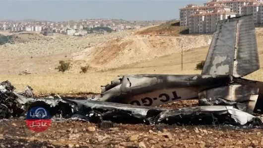تحطم طائرة تدريب عسكرية يونانية ومقتل طيارها