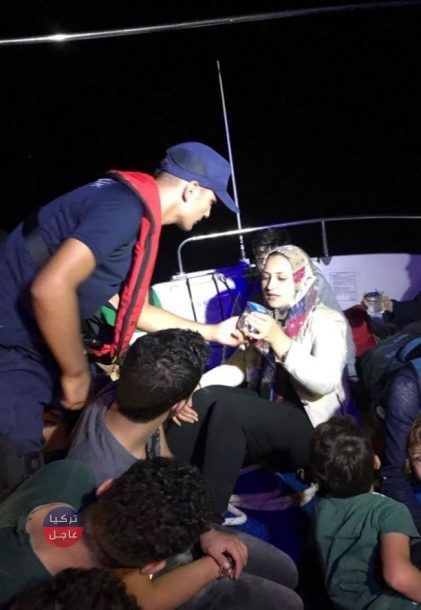 خفر السواحل التركي ينقذ 26 سوريا و فلسطينيا (صور).... تعرف على التفاصيل خفر السواحل التركي ينقذ 26 سوريا و فلسطينيا (صور).... تعرف على التفاصيل