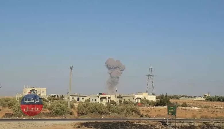 انفجار ضخم يهز مطار خلخلة العسكري (صور)
