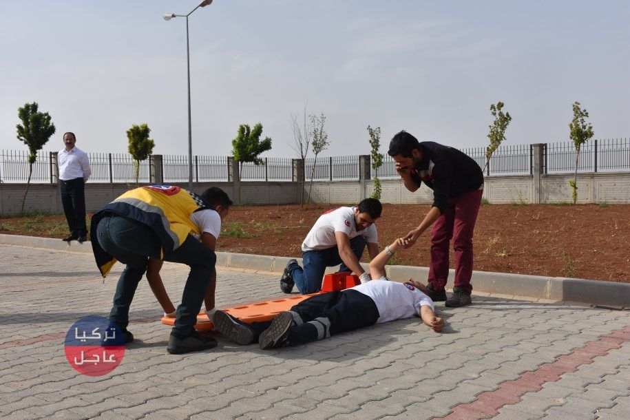 وزارة الصحة التركية تدرّب مُسعفين بمنطقة "درع الفرات" في سوريا (صور)