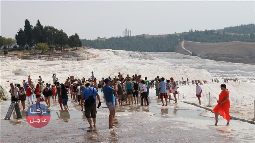 باموق قلعة التركية تسجل رقماً قياسياً في عدد السياح