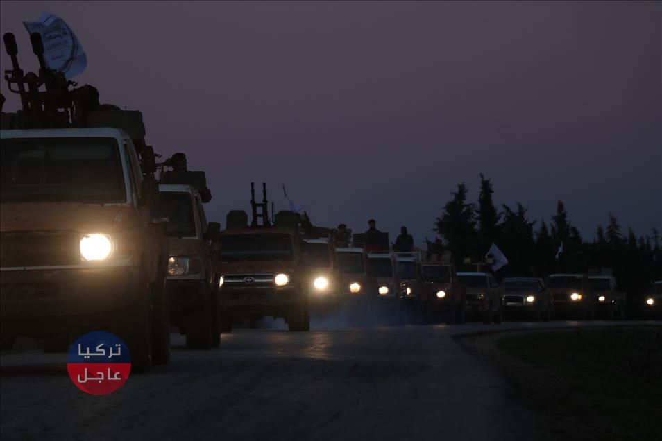 "الجيش السوري الحر" يعزز جبهاته شمالي حلب بأرتال ضخمة استعدادا لدخول منبج