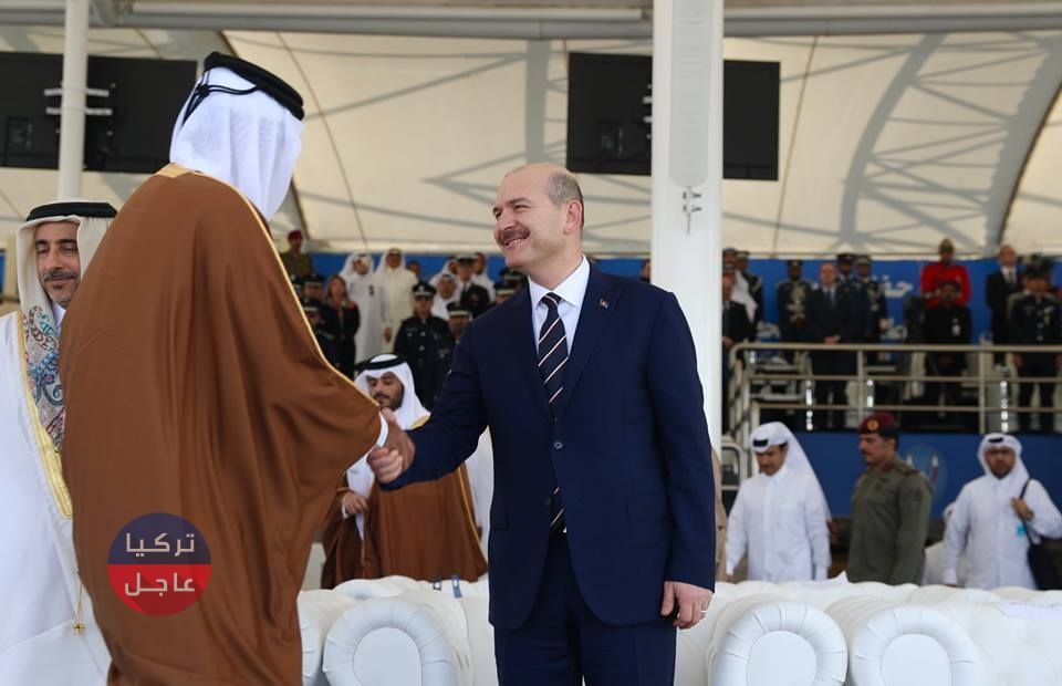 وزير الداخلية التركي سليمان صويلو في قطر (صور)
