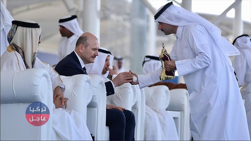 وزير الداخلية التركي سليمان صويلو في قطر (صور)
