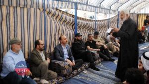 والي أورفة التركية يزور تل أبيض شمال الرقة (صور)