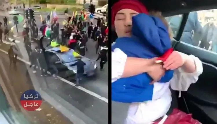 شاهد بالفيديو أنصار "بي كي كي" في النرويج يعتدون على سيارة تركية بداخلها أسرة وطفل