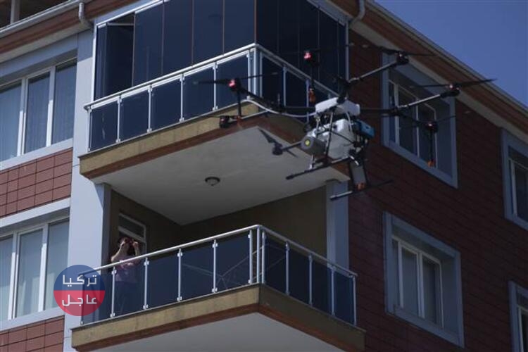 شاهد كيف تم توظيف طائرات الدرون في عمليات التعقيم في ولاية ادرنة