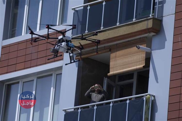 شاهد كيف تم توظيف طائرات الدرون في عمليات التعقيم في ولاية ادرنة