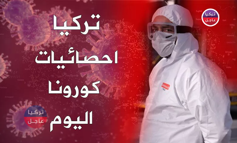 عاجل: عدد الاصابات والوفيات بفيروس كورونا في تركيا اليوم الثلاثاء