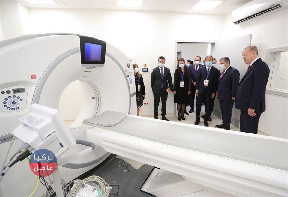 أردوغان يفتتح مستشفى بني خلال 45 يوما فقط (صور)