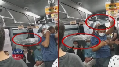 المظلات تُستخدم داخل الحافلات في إسطنبول مشاهد لا تُعقل (فيديو)