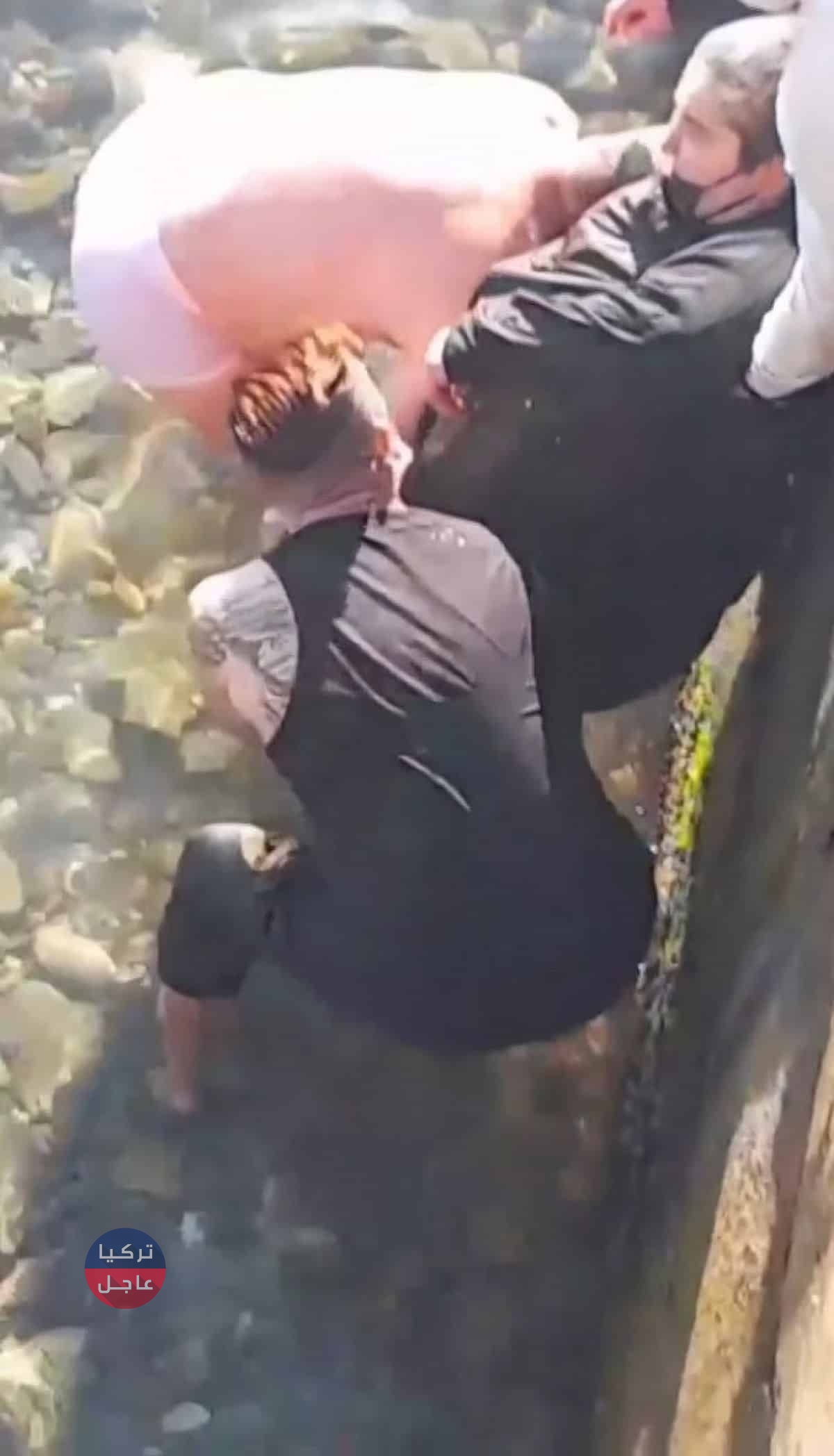 اسطنبول.. سقوط امرأة في البحر وسائح ايراني ينقذها