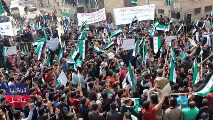ريف حمص الشمالي يثور من جديد .. خروج مظاهرات ضد بشار الأسد