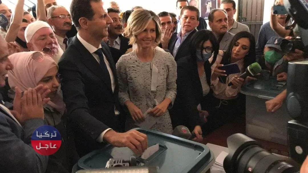 عاجل بشار الأسد يوجه رسالة لجميع المهجرين بعد أن أدلى بصوته في الانتخابات (صور)