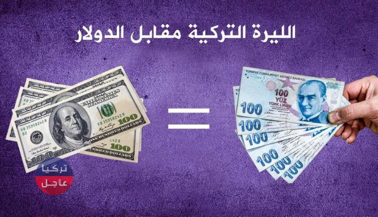 سعر الدولار في تركيا مقابل الليرة التركية .. 100 دولار كم ليرة تركية تساوي