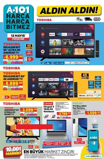 عروض ماركيت يوز بير A101 ليوم الخميس 12.05.2022