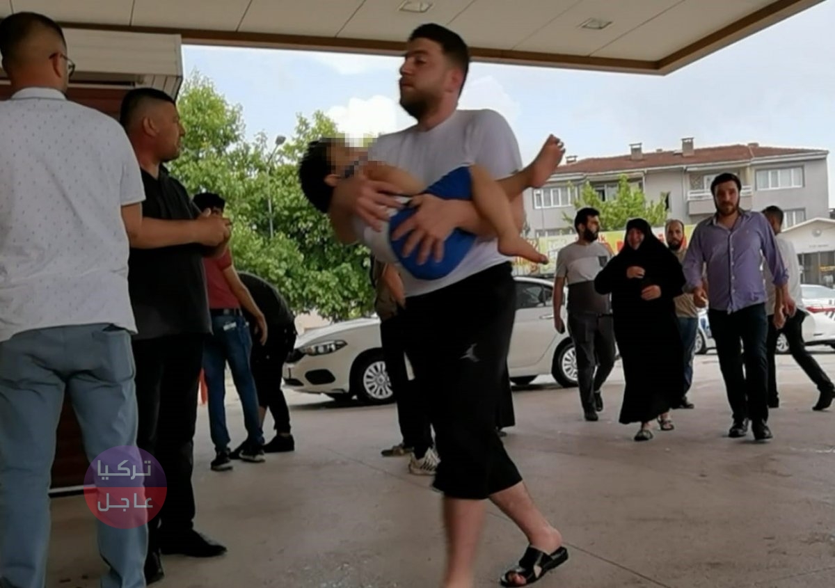 شاهد بالفيديو لحظة سقوط طفل سوري من الطابق الخامس في تركيا