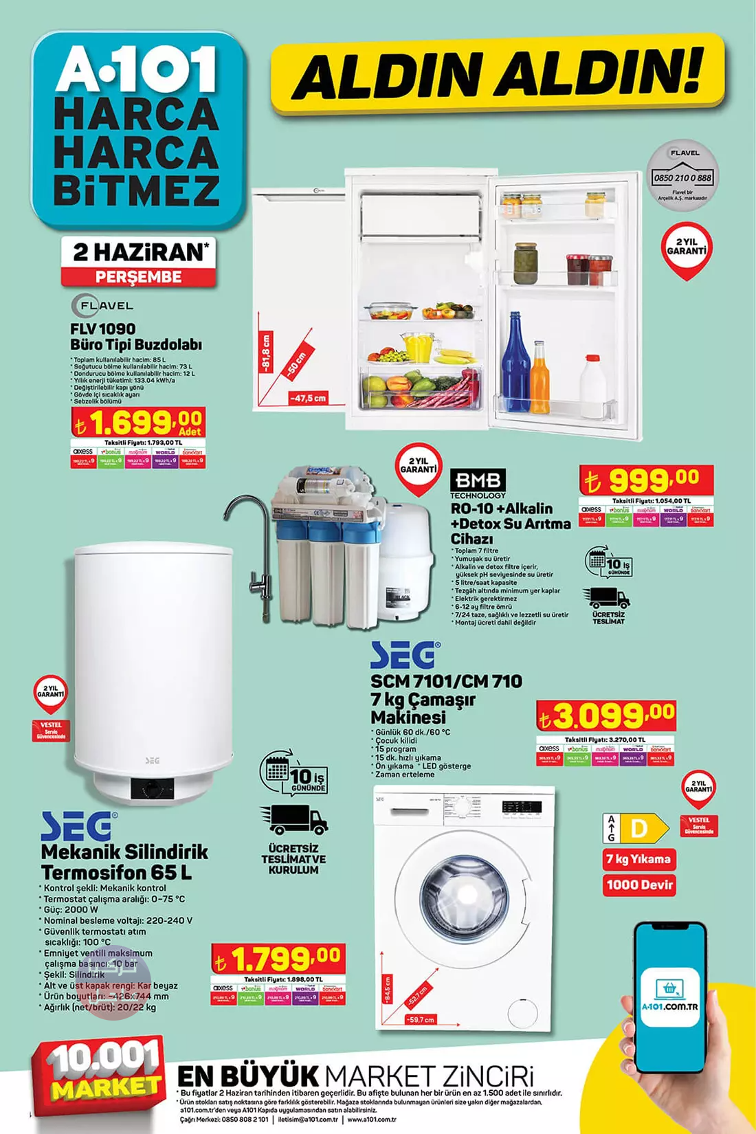 أقوى عروض يطرحها ماركيت يوزبير A101 شاملة وبأرخص الأسعار