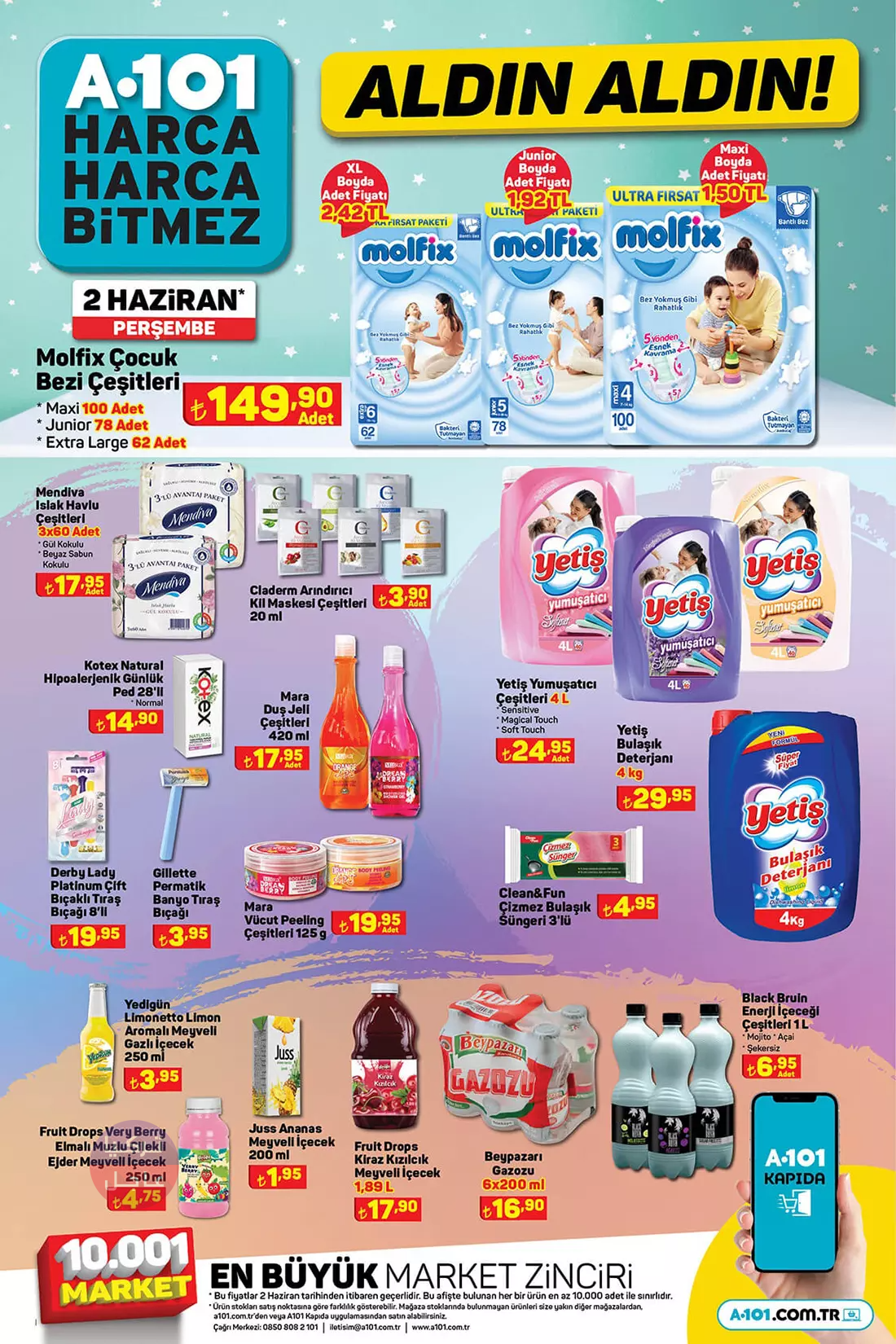 أقوى عروض يطرحها ماركيت يوزبير A101 شاملة وبأرخص الأسعار