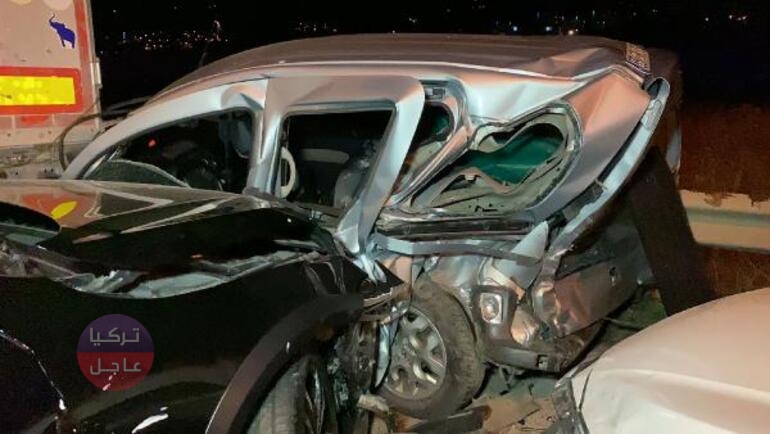 حادث سير مخيف في سامسون طال 23 سيارة وحافلة وشاحنات في سامسون (صور)