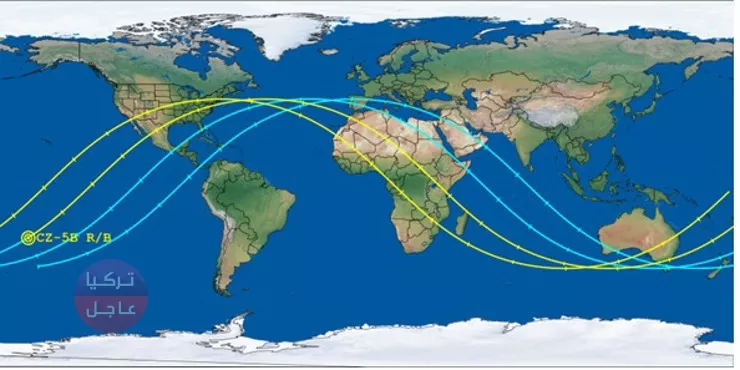 اغلاق مطارات في أوروبا وذعر في دول عربية! صاروخ صيني تائه جديد يسقط خلال ساعات اغلاق مطارات في أوروبا وذعر في دول عربية! صاروخ صيني تائه جديد يسقط خلال ساعات