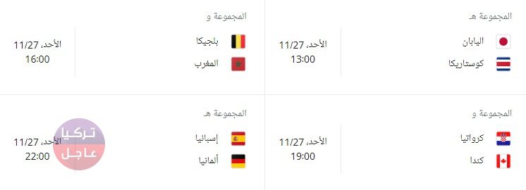 في أي ساعة المباراة!؟ توقيت جميع مباريات كأس العالم ضمن مرحلة المجموعات في قطر 2022 في أي ساعة المباراة!؟ توقيت جميع مباريات كأس العالم ضمن مرحلة المجموعات في قطر 2022