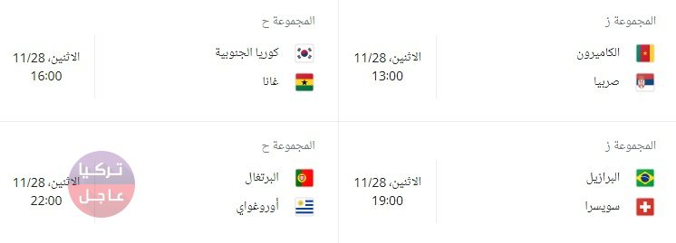 في أي ساعة المباراة!؟ توقيت جميع مباريات كأس العالم ضمن مرحلة المجموعات في قطر 2022 في أي ساعة المباراة!؟ توقيت جميع مباريات كأس العالم ضمن مرحلة المجموعات في قطر 2022