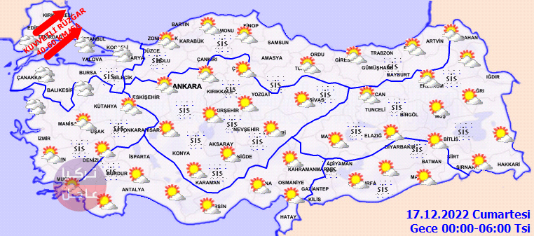 كيف تبدو خرائط حالة الطقس تركيا اليوم الجمعة 16.12.2022 كيف تبدو خرائط حالة الطقس تركيا اليوم الجمعة 16.12.2022