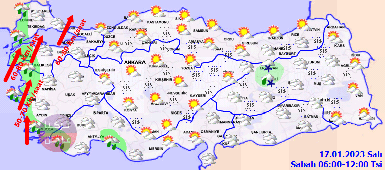 خرائط توزع الأمطار من الأرصاد الجوية التركية اليوم الثلاثاء 17.01.2023 خرائط توزع الأمطار من الأرصاد الجوية التركية اليوم الثلاثاء 17.01.2023