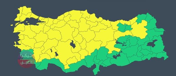 عاجل: الأرصاد الجوية التركية تحذر من عودة الأجواء الباردة والثلوج