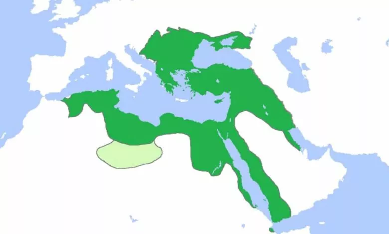 خريطة الدولة العثمانية