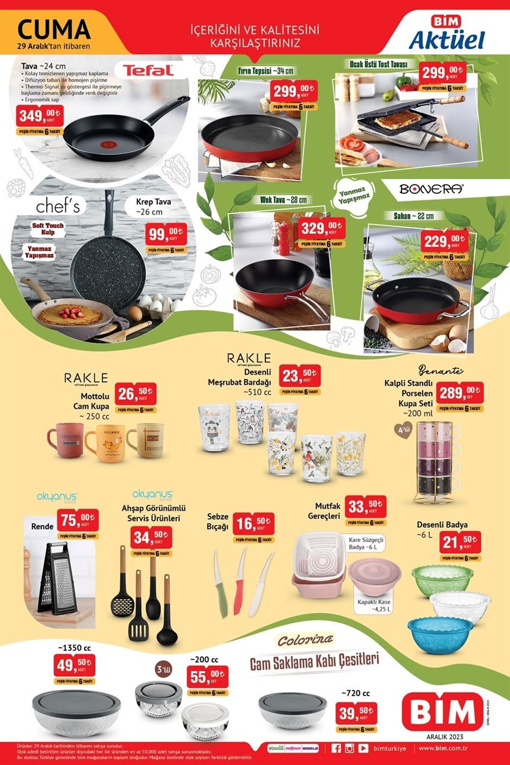 شاشات وألبسة وأدوات مطبخ وغيرها... متاجر بيم BİM تعلن عن عروضها الأخيرة في 29 ديسمبر الجاري شاشات وألبسة وأدوات مطبخ وغيرها... متاجر بيم BİM تعلن عن عروضها الأخيرة في 29 ديسمبر الجاري