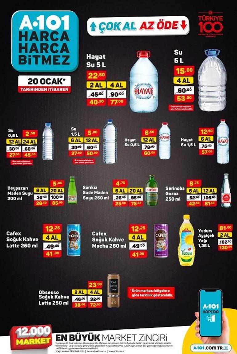 للفترة بين 20 إلى 26 يناير 2024.. عروض رائعة يعلن عنها متجر يوزبير A101 للفترة بين 20 إلى 26 يناير 2024.. عروض رائعة يعلن عنها متجر يوزبير A101