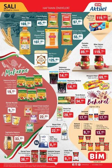 عروض متاجر بيم BİM التي ستبدأ صباح يوم الثلاثاء 07.01.2024 عروض متاجر بيم BİM التي ستبدأ صباح يوم الثلاثاء 07.01.2024