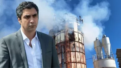 حريق في مصنع الممثل التركي نجاتي شاشماز صاحب شخصية مراد علم دار