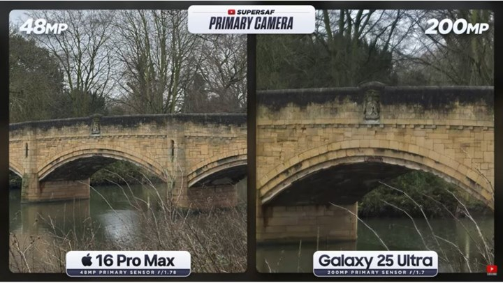 Galaxy S25 Ultra يتحدى iPhone 16 Pro Max: مقارنة مثيرة في أداء الكاميرا