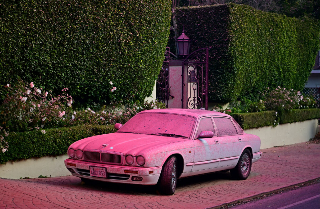 لفتت الأنظار بعد الحريق والجميع تساءل: ما هي المادة التي صبغت شوارع لوس أنجلوس باللون الوردي؟