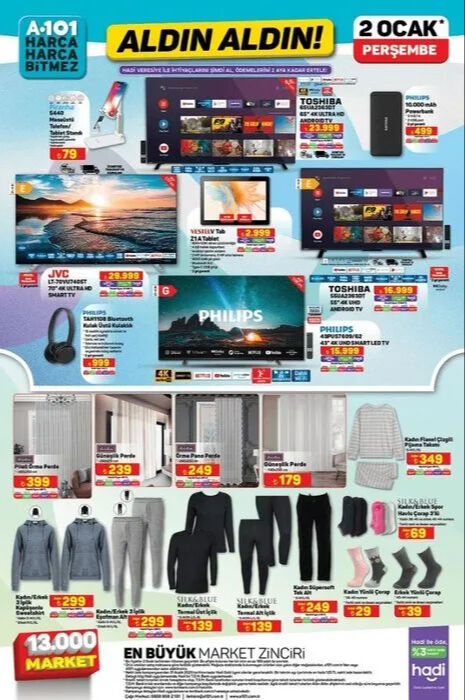 عروض يوزبير A101 الأولى لعام 2025