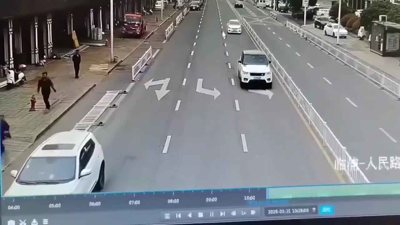 كلب يقود سيارة ويتسبب بحادث في الصين أمام عدسات الكاميرات!
