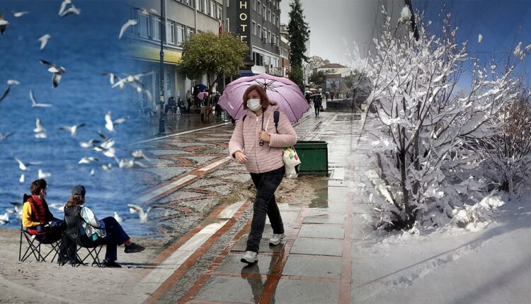 الطقس في تركيا: أمطار غزيرة وثلوج وعواصف تضرب تركيا دفعة واحدة