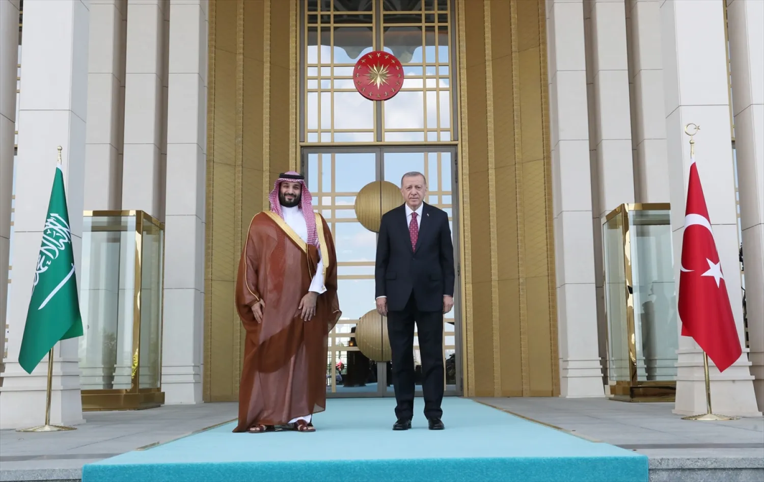 أردوغان يبحث مع محمد بن سلمان تداعيات التصعيد الإيراني الإسرائيلي في المنطقة