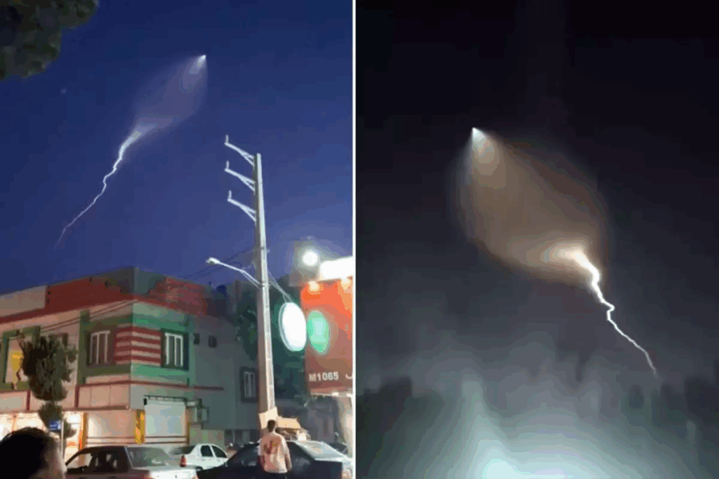 إيران تدك تل أبيب بصواريخ تحمل صور نصر الله والسنوار