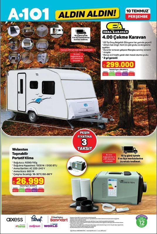 تخفيضات ضخمة في A101 تبدأ اليوم: أجهزة كهربائية ودراجات نارية ومنتجات منزلية بأسعار مغرية!