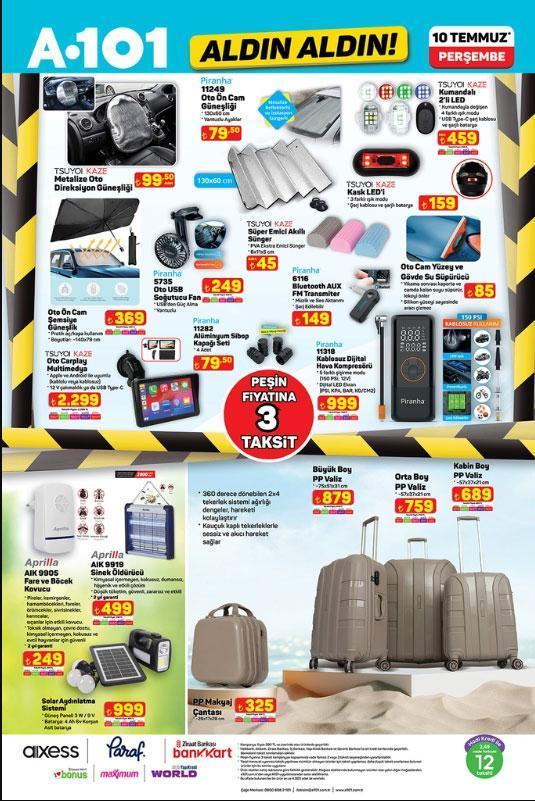 تخفيضات ضخمة في A101 تبدأ اليوم: أجهزة كهربائية ودراجات نارية ومنتجات منزلية بأسعار مغرية!