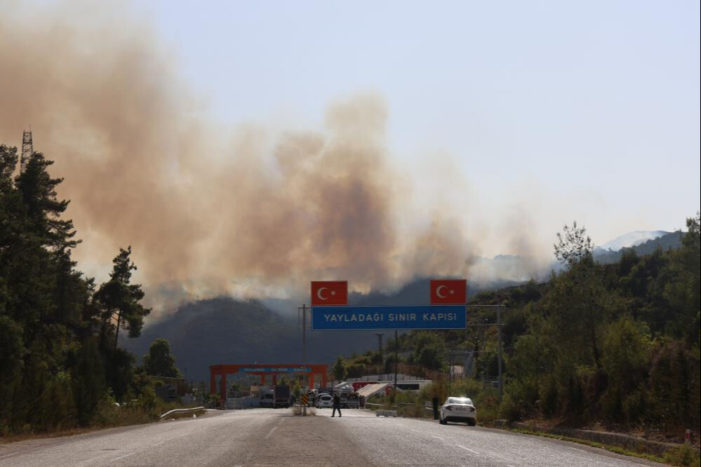 عاجل: حرائق غابات على حدود تركيا وسوريا.. الدخان يلوح من محافظة هاتاي عاجل: حرائق غابات على حدود تركيا وسوريا.. الدخان يلوح من محافظة هاتاي