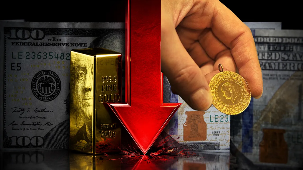 تراجع حاد في أسعار الـ ذهب