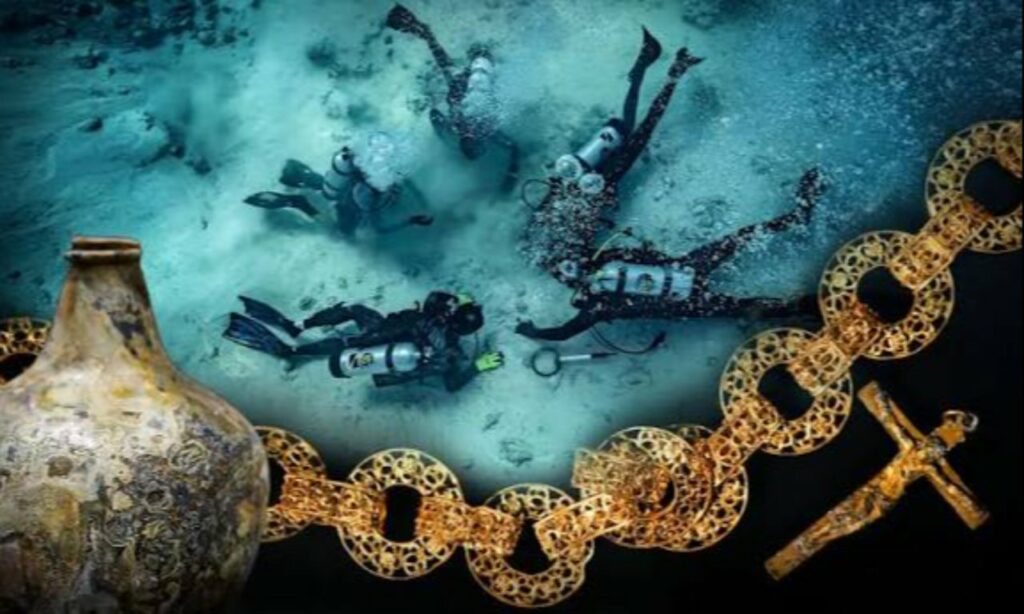 اكتشاف ثروة هائلة من الذهب والزمرد من حطام سفينة إسبانية غارقة قبالة جزر البهاما