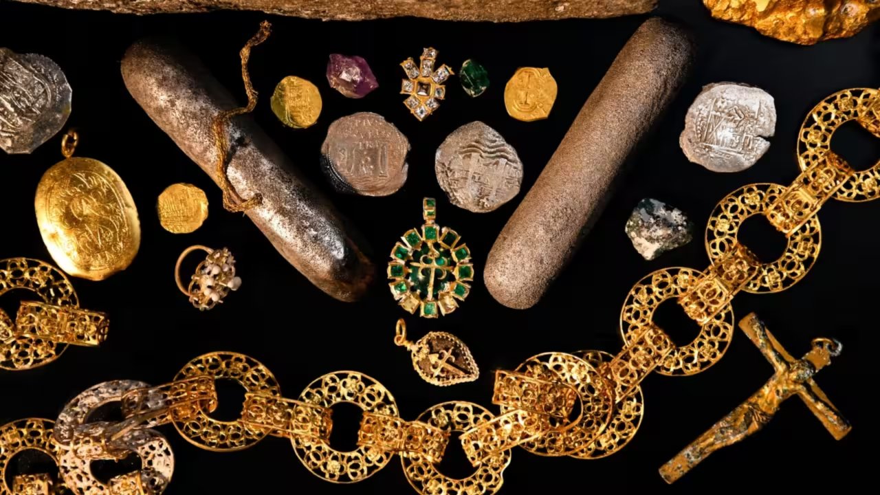 اكتشاف ثروة هائلة من الذهب والزمرد من حطام سفينة إسبانية غارقة قبالة جزر البهاما