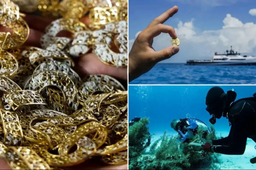 اكتشاف ثروة هائلة من الذهب والزمرد من حطام سفينة إسبانية غارقة قبالة جزر البهاما